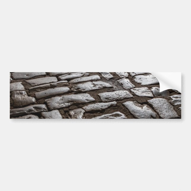 Moonlit Cobblestones Autoaufkleber (Vorne)