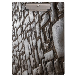 Moonlit Cobblestones Klemmbrett