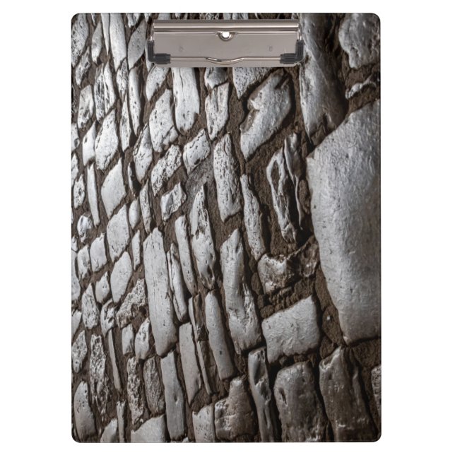 Moonlit Cobblestones Klemmbrett (Vorderseite)