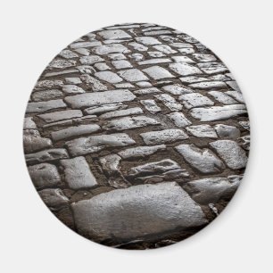 Moonlit Cobblestones Magnet