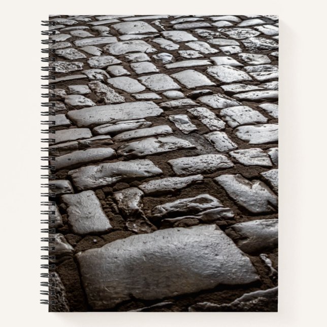 Moonlit Cobblestones Notizbuch (Vorderseite)