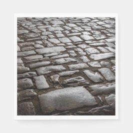 Moonlit Cobblestones Serviette