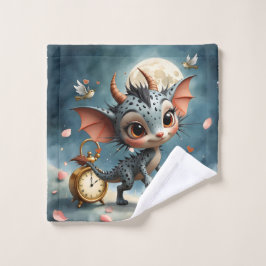 Moonlit Creature Caelum Tickwing Badhandtuch Set