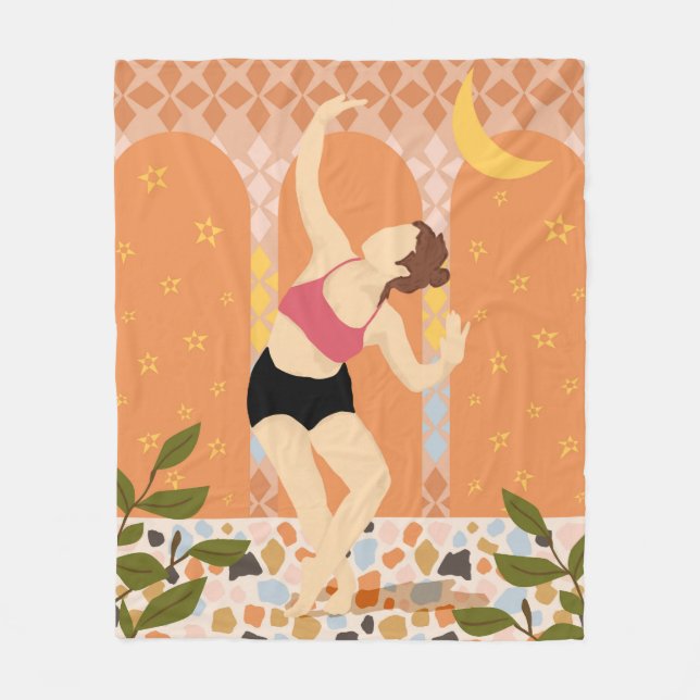 Moonlit Dance Fleecedecke (Vorderseite)