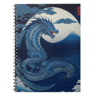 Moonlit Dragon of Fuji Notebook Notizblock