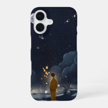 Moonlit Dreams – Coque iPhone 16 | Illustrations d