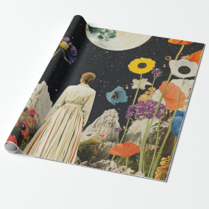 Moonlit Elegance - Zurück auf die Frau mit dem Mon Geschenkpapier
