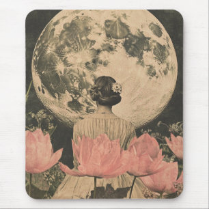 Moonlit Elegance - Zurück auf die Frau mit dem Mon Mousepad