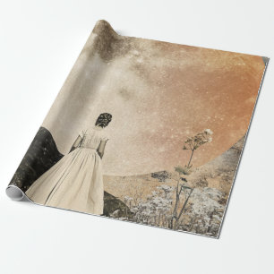 Moonlit Elegance - Zurück zur Frau mit dem Mond 2 Geschenkpapier