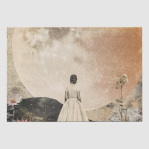Moonlit Elegance - Zurück zur Frau mit dem Mond 2 Seidenpapier