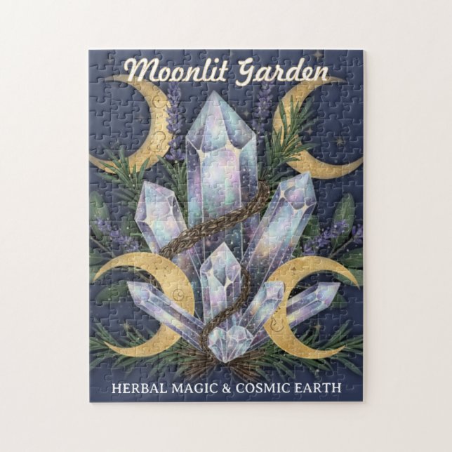 Moonlit Garden Crystal Bouquet • Herbal Magic (Vertikal)
