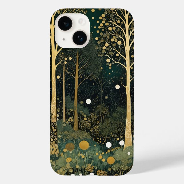 Moonlit Golden Grove Case-Mate iPhone 14 Hülle (Rückseite)