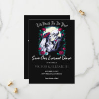 Moonlit Gothic Skeleton & Rose Hochzeit