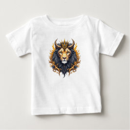 Moonlit Guardians – Cosmic lion. Baby T-shirt
