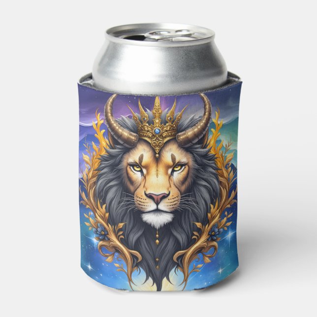 Moonlit Guardians – Cosmic lion. Dosenkühler (Kanne Vorderseite)