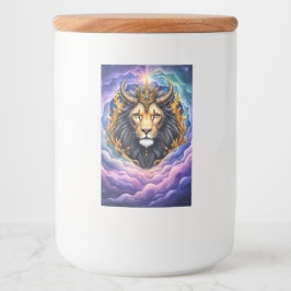 Moonlit Guardians – Cosmic lion. Lebensmitteletikett