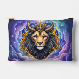 Moonlit Guardians – Cosmic lion. Zubehörtasche