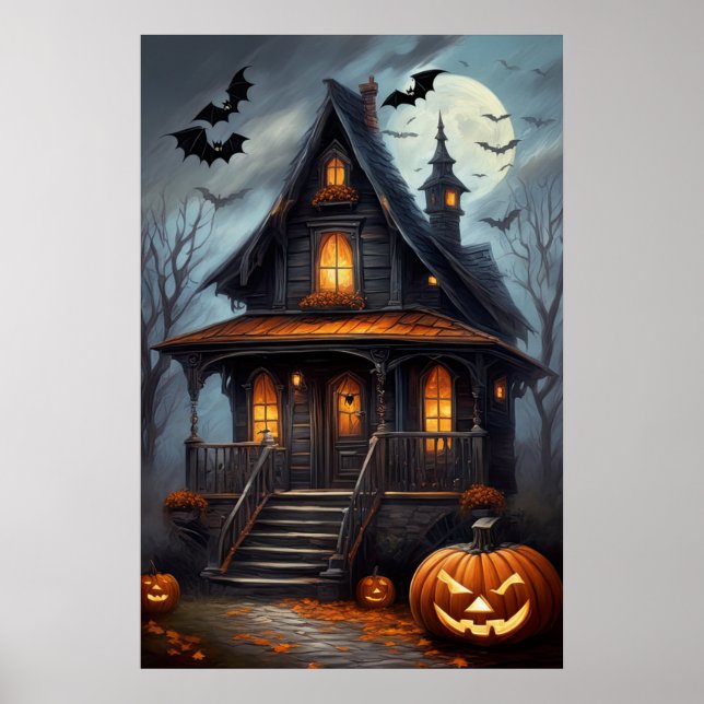 Moonlit Haunts, Halloween Poster (Vorne)