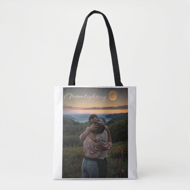 Moonlit Kiss Tote Bag Tasche (Vorderseite)