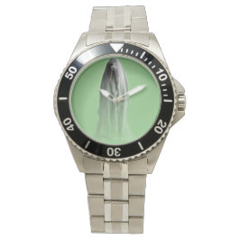 Moonlit Magie: Halloween Stainless Steel Bracelet Armbanduhr