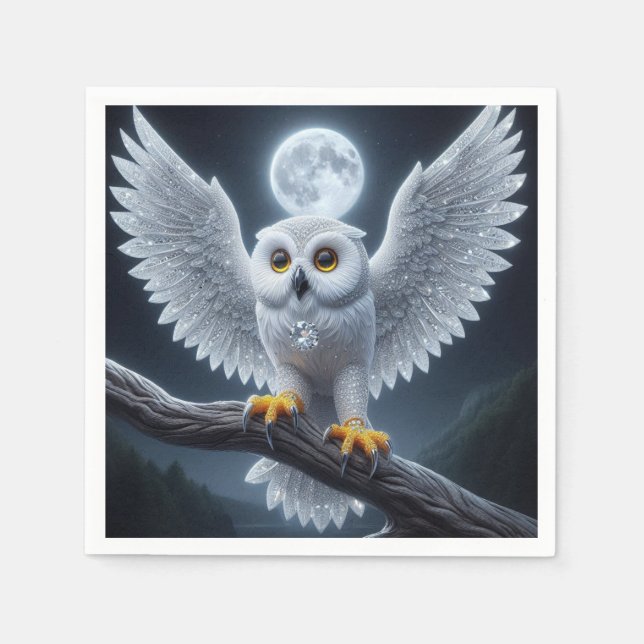 Moonlit Majestät Serviette (Vorderseite)
