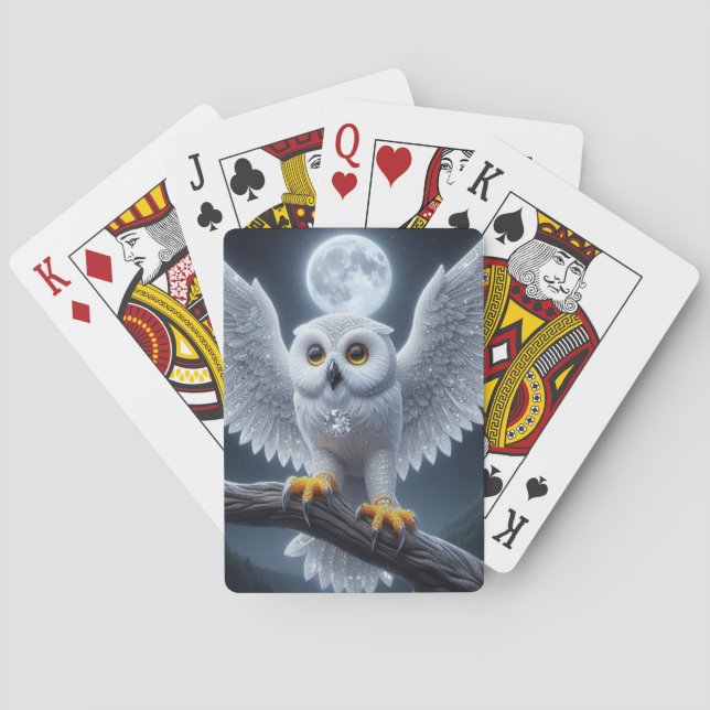 Moonlit Majestät Spielkarten (Rückseite)