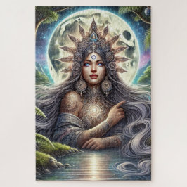 Moonlit Mayari Filipino Moon Goddess Puzzle