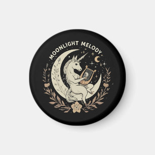 Moonlit Melody Magnet