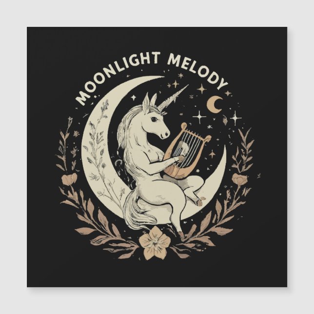 Moonlit Melody Magnetkarte (Vorderseite)