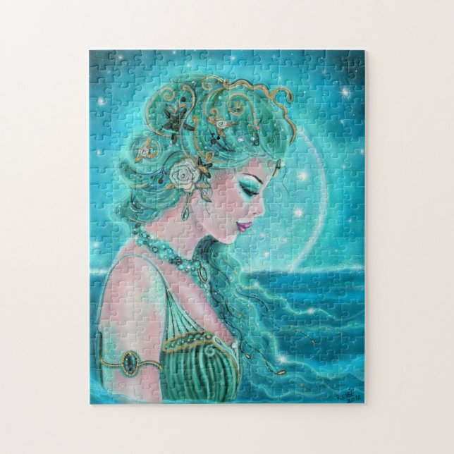 Moonlit Mermaid von Renee Lavoie (Vertikal)