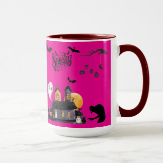 Moonlit Mischief hot pink Tasse