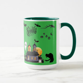 Moonlit Mischief kelly green Tasse