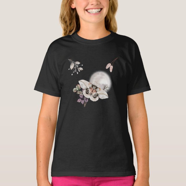 Moonlit Moth Graphic T-Shirt (Vorderseite)