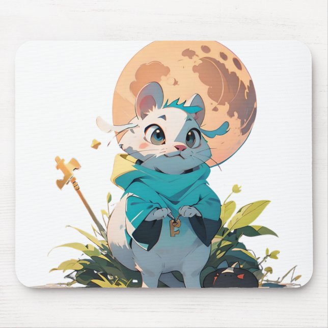 Moonlit Muse Mouse Mat Mousepad (Vorne)