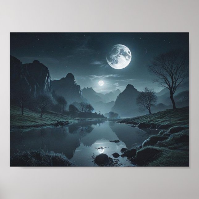 MOONLIT NIGHT Poster (Vorne)