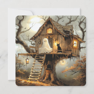 Moonlit Perch - Geist und Katze im Baumhaus