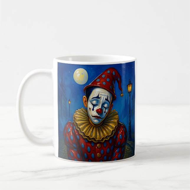 Moonlit Pierrot Kaffeetasse (Links)