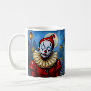 Moonlit Red Clown Kaffeetasse