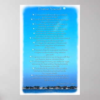 Moonlit Sky Optimist Creation Poster