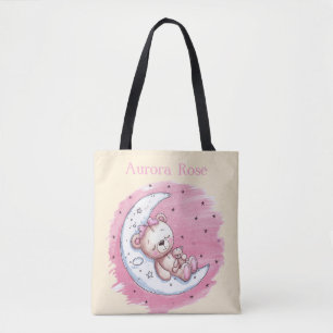 Moonlit Snuggles: Eine Babydusche aus einem Bären Tasche