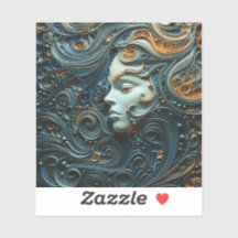 Moonlit Woman 3D Art