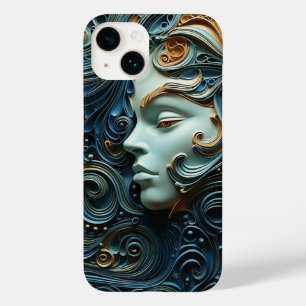 Moonlit Woman 3D Art Case-Mate iPhone 14 Hülle