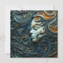 Moonlit Woman 3D Art