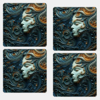 Moonlit Woman 3D Art
