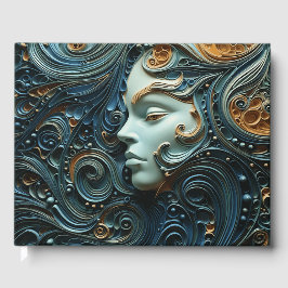 Moonlit Woman 3D Art Gästebuch