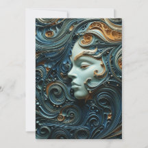 Moonlit Woman 3D Art