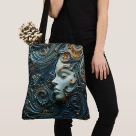 Moonlit Woman 3D Art Tasche