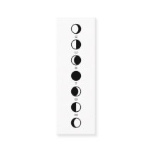 MOONPHRASE Cool Modern Moon Phase vertikal