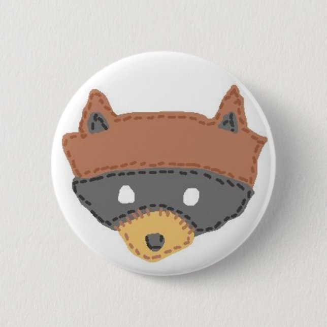 Moonrise-Königreich-kakifarbiges Button (Vorderseite)