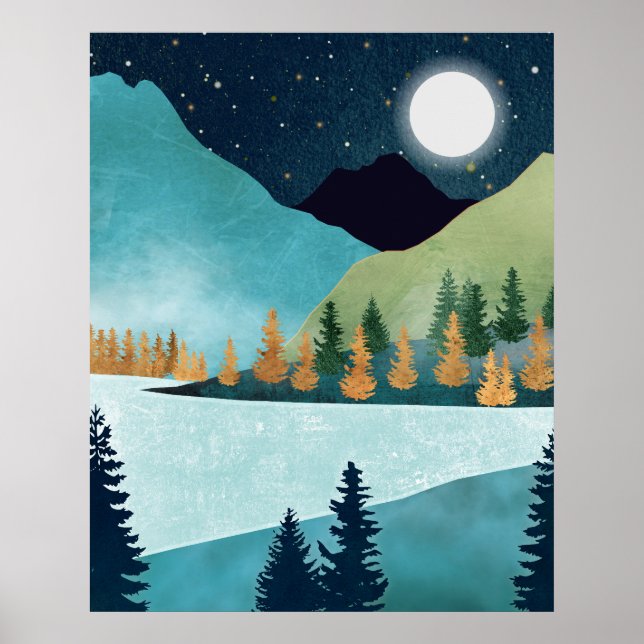 Moonrise Lake Poster (Vorne)